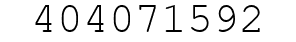 Number 404071592.