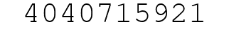 Number 4040715921.