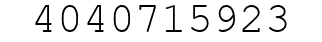 Number 4040715923.