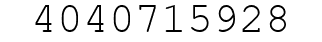 Number 4040715928.