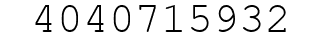 Number 4040715932.