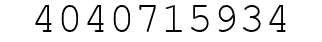 Number 4040715934.