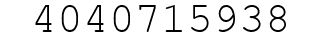 Number 4040715938.