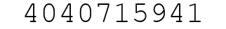 Number 4040715941.
