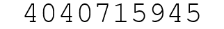 Number 4040715945.