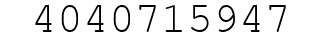 Number 4040715947.