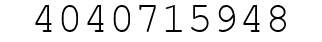 Number 4040715948.