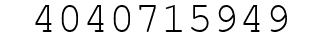 Number 4040715949.