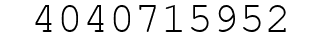 Number 4040715952.