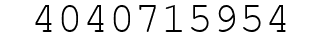Number 4040715954.