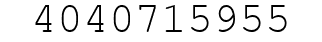 Number 4040715955.