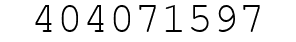 Number 404071597.