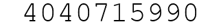 Number 4040715990.