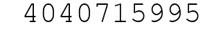 Number 4040715995.