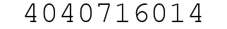 Number 4040716014.