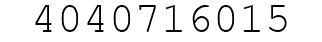 Number 4040716015.