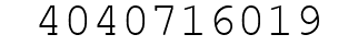 Number 4040716019.