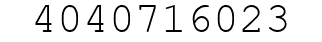 Number 4040716023.