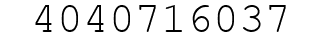 Number 4040716037.