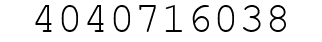 Number 4040716038.