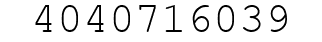 Number 4040716039.