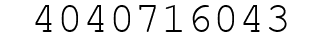 Number 4040716043.