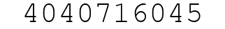 Number 4040716045.