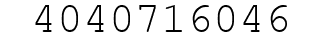 Number 4040716046.