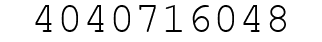 Number 4040716048.