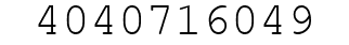 Number 4040716049.