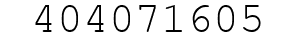 Number 404071605.