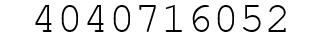 Number 4040716052.