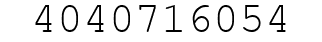 Number 4040716054.