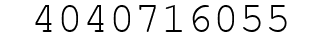 Number 4040716055.
