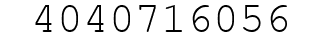Number 4040716056.