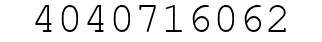 Number 4040716062.
