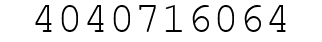 Number 4040716064.