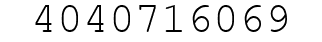 Number 4040716069.