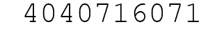 Number 4040716071.