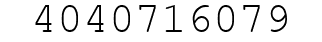 Number 4040716079.
