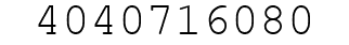 Number 4040716080.