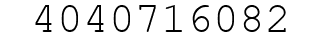 Number 4040716082.