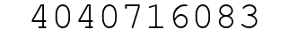 Number 4040716083.