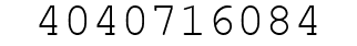 Number 4040716084.