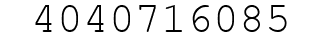 Number 4040716085.