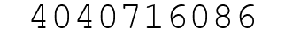 Number 4040716086.