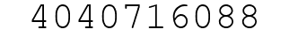 Number 4040716088.
