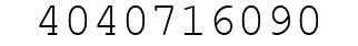 Number 4040716090.
