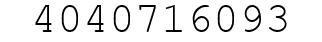 Number 4040716093.