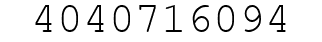 Number 4040716094.